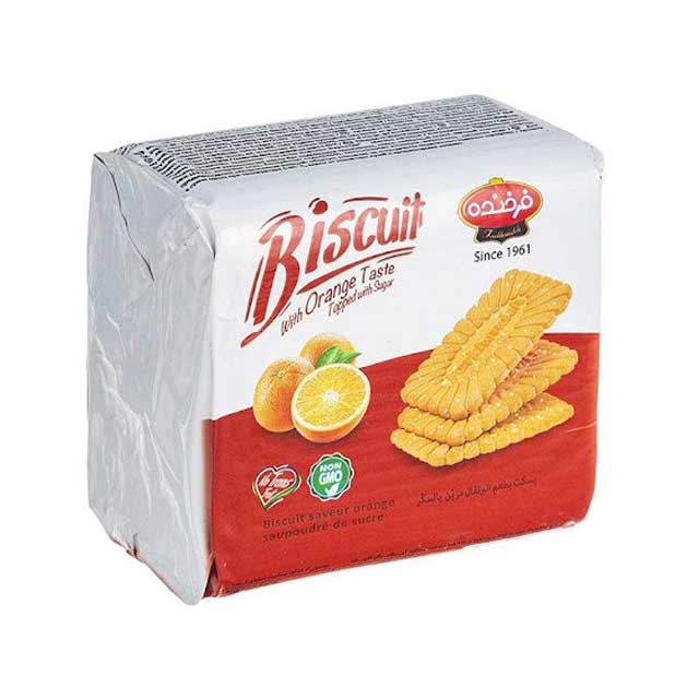 بیسکویت پرتقالی فرخنده 240 گرمی