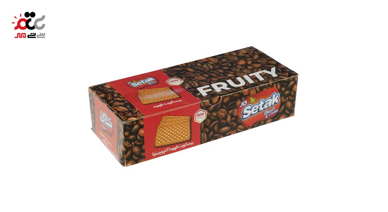 بیسکویت فروتی با طعم قهوه ستاک 550 گرمی