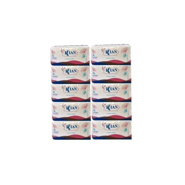 دستمال کاغذی اقتصادی کیان بسته 10 تایی
