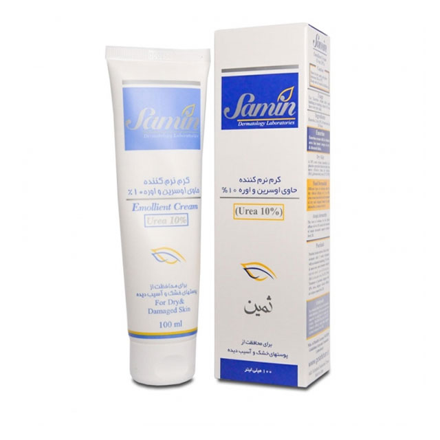 کرم نرم کننده حاوی اوسرین و اوره 10 درصد ثمین 100 میلی لیتری