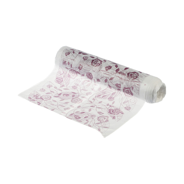 سفره یکبار مصرف طرح دار رولی سپید 50 متری