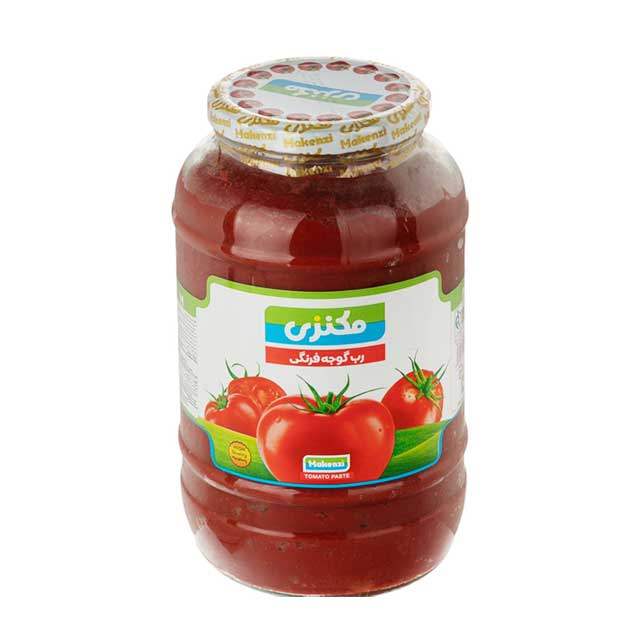 رب گوجه فرنگی شیشه ای مکنزی 1500 گرمی