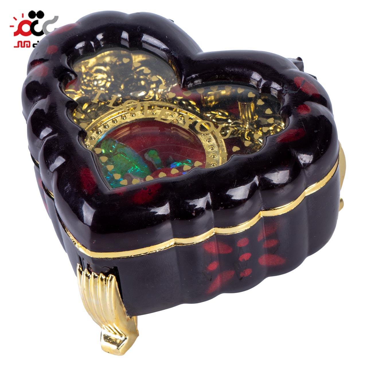 جعبه موزیکال مدل قلب پایه دار