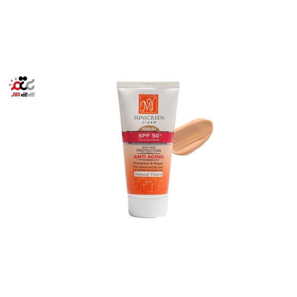 کرم ضد آفتاب و ضد چروک 50 درصد مای مدل natural tinted حجم 50 میلی لیتری
