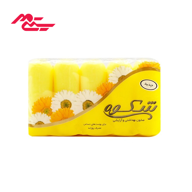 صابون زرد شکوه 75 گرمی بسته 5 عددی