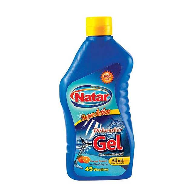 ژل ماشین ظرفشویی پرتقالی ناتار 900 میلی لیتری