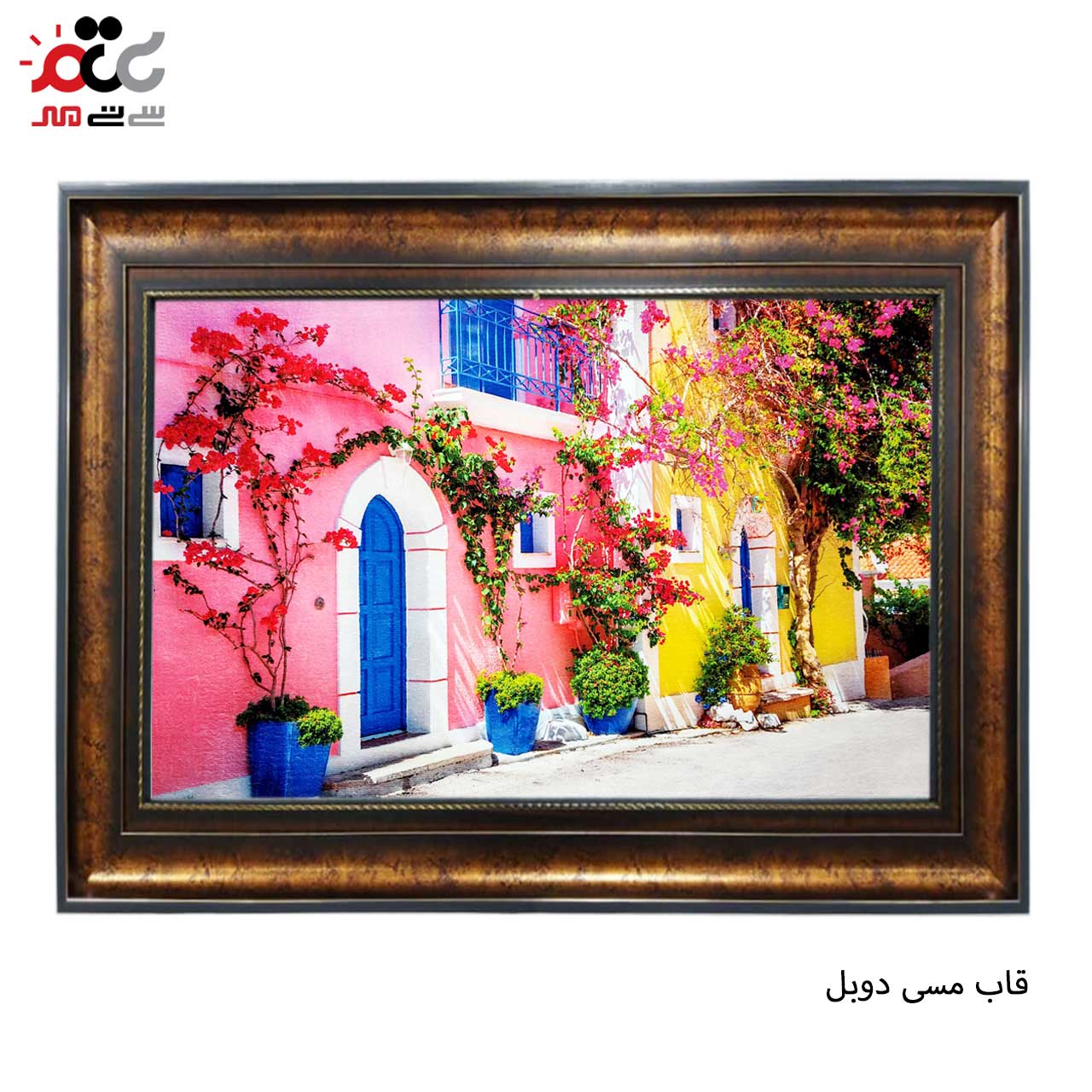 تابلو فرش طرح دار با قاب