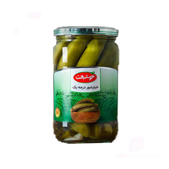 خیار شور درجه یک خوشبخت 680 گرمی