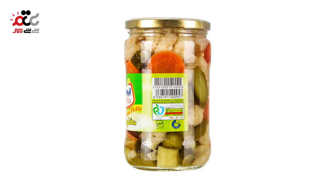 ترشی مخلوط شور اروم آدا 700 گرمی