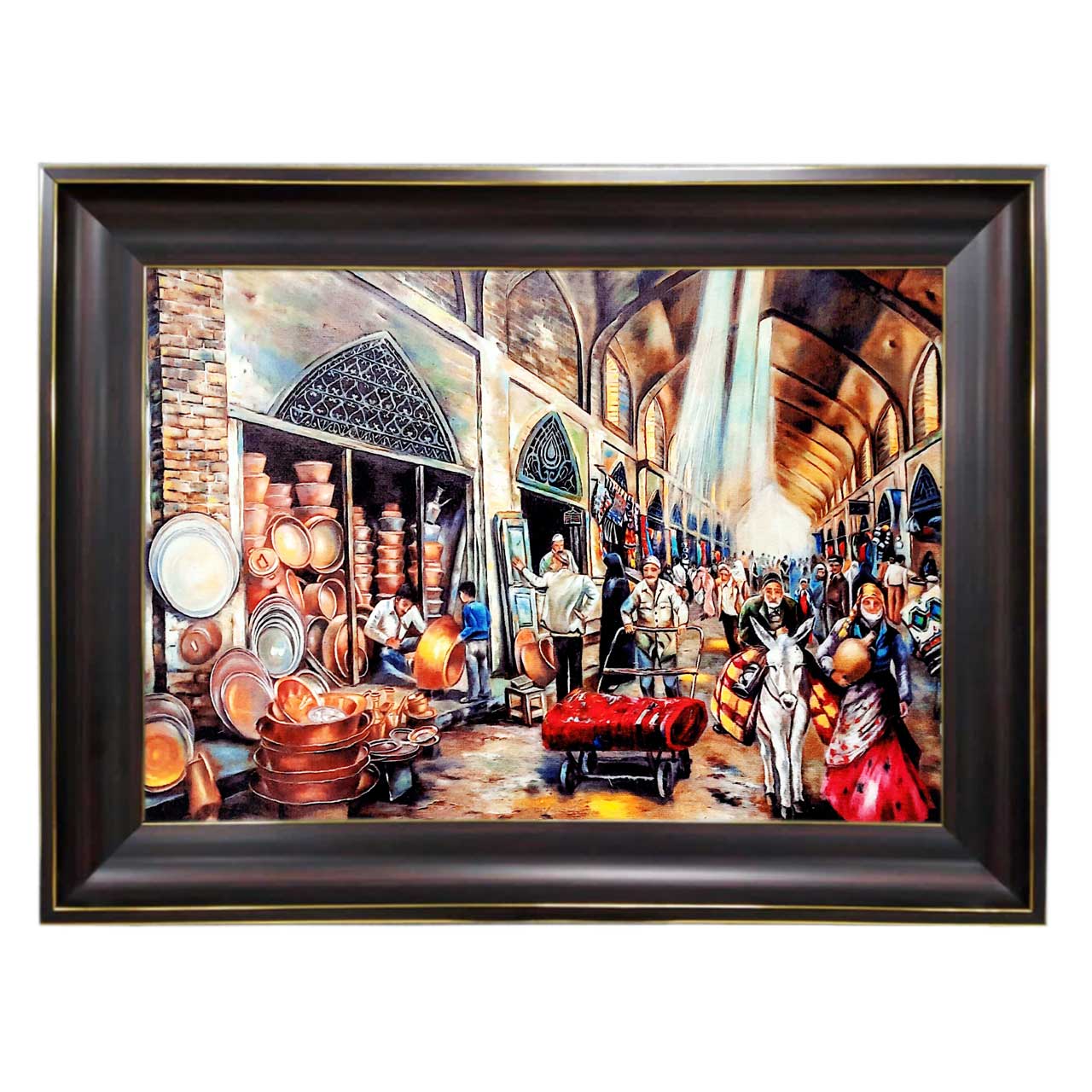 تابلو فرش با زیبا ترین قاب