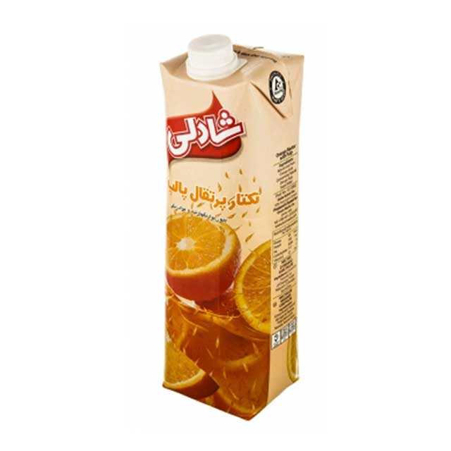 نکتار پرتقال پالپ دار شادلی 1000 میلی لیتری
