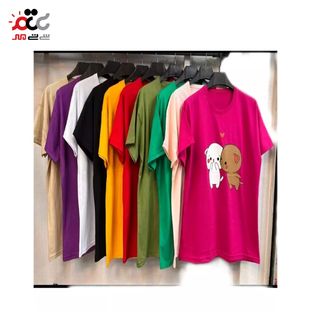 تیشرت زنانه نخ پنبه کد 105