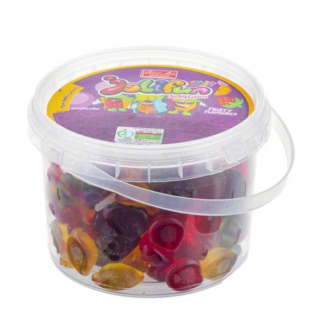 پاستیل میوه ای شیرین عسل مدل Fruit بسته 300 گرمی