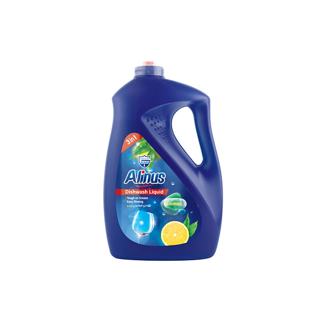 مایع ظرفشویی آلینوس با رایحه لیمو 3600 میلی لیتری