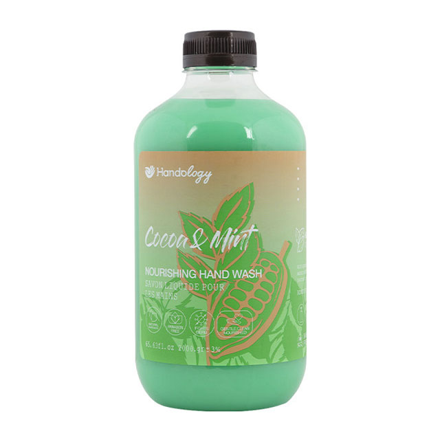 مایع دستشویی هندولوژی مدل cocoa & amp mint حجم 2000 میلی لیتری