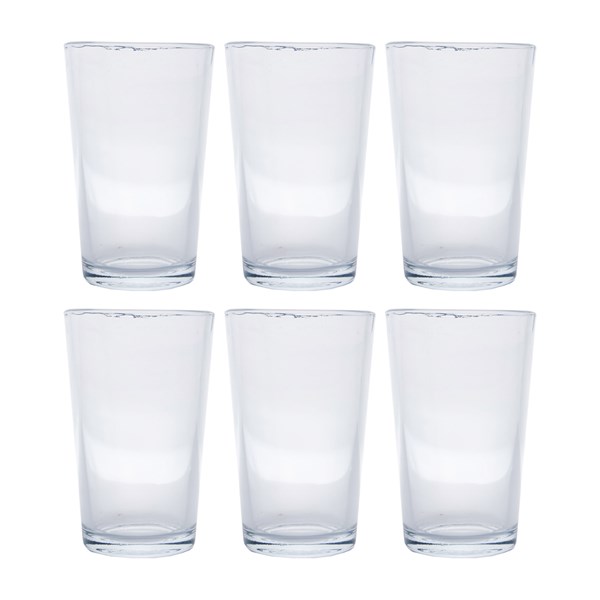 لیوان شیشه ای مدل کلاسیک 6 عددی