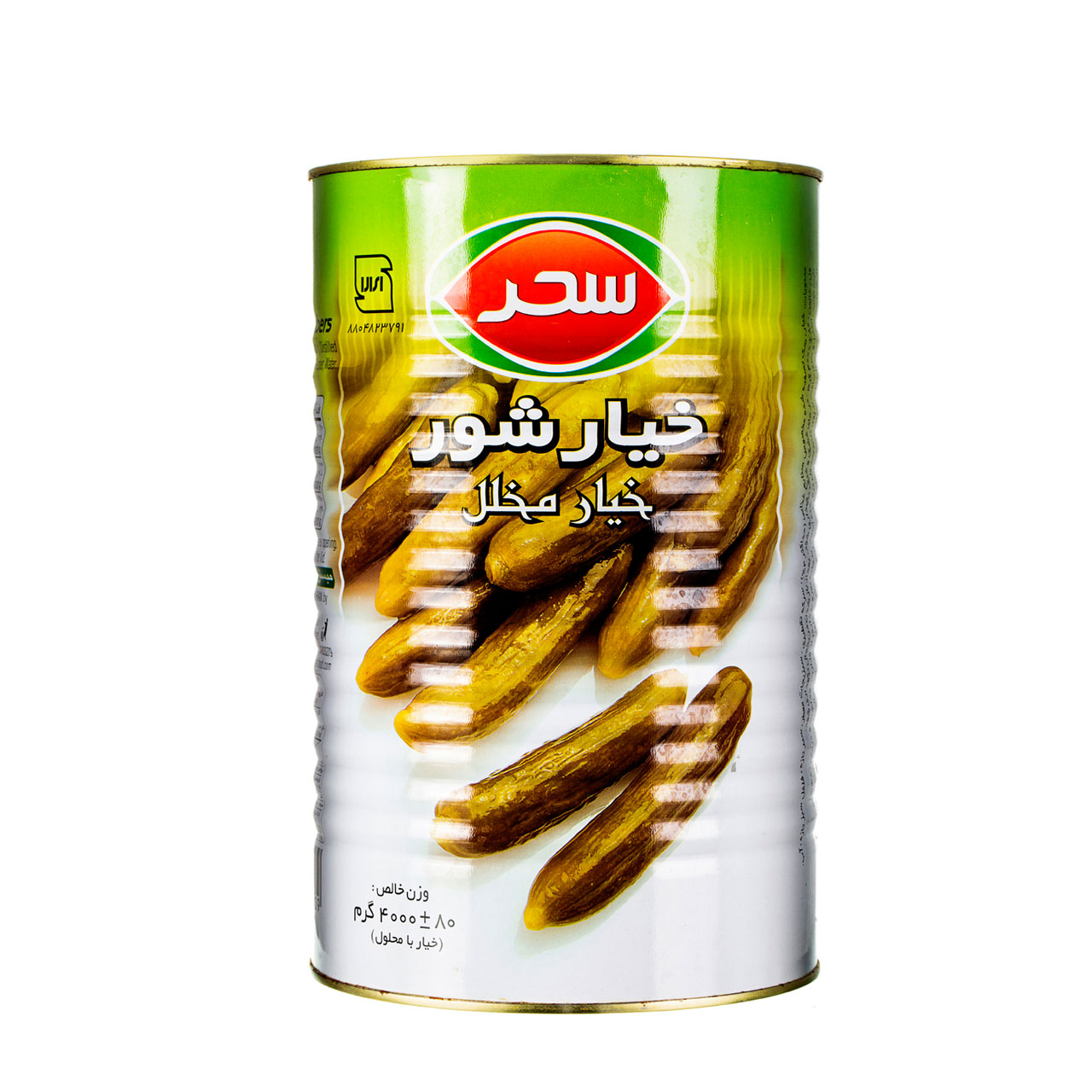 خیارشور درجه یک سحر 4000 گرمی