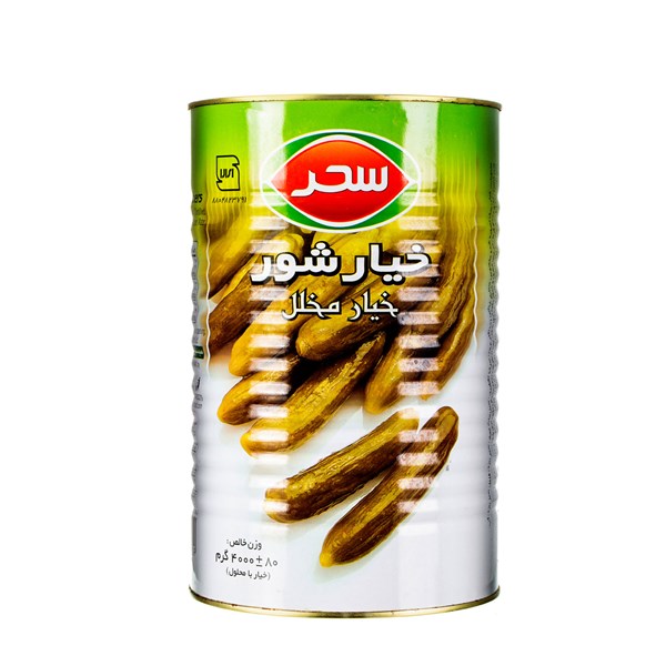 خیارشور درجه یک سحر 4000 گرمی
