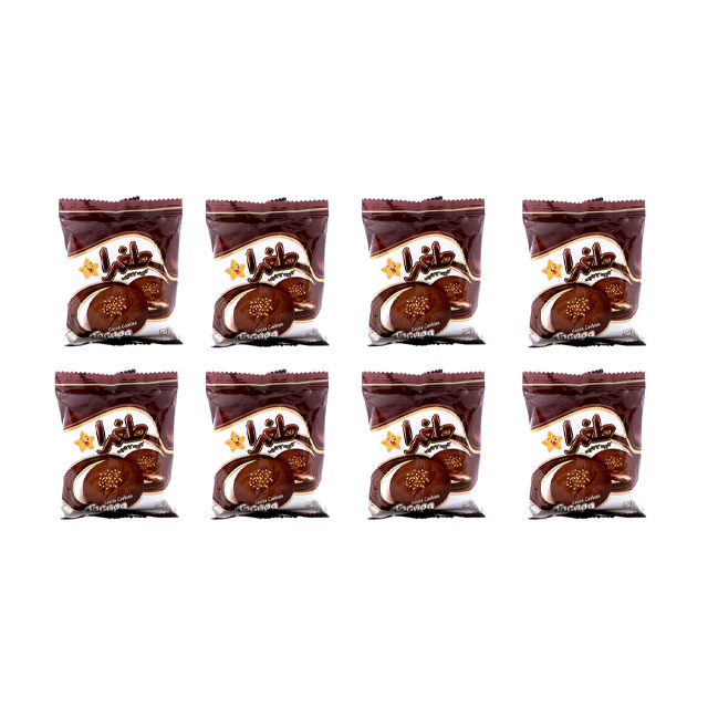 کیک کاکائویی طغرا 95 گرمی بسته 20 عددی