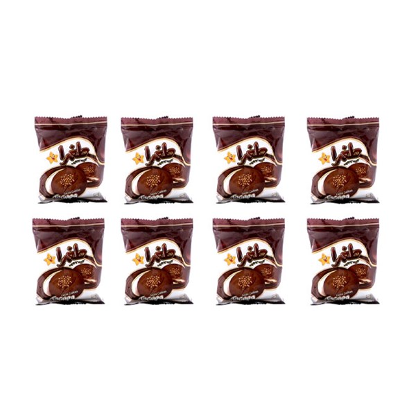 کیک کاکائویی طغرا 95 گرمی بسته 20 عددی