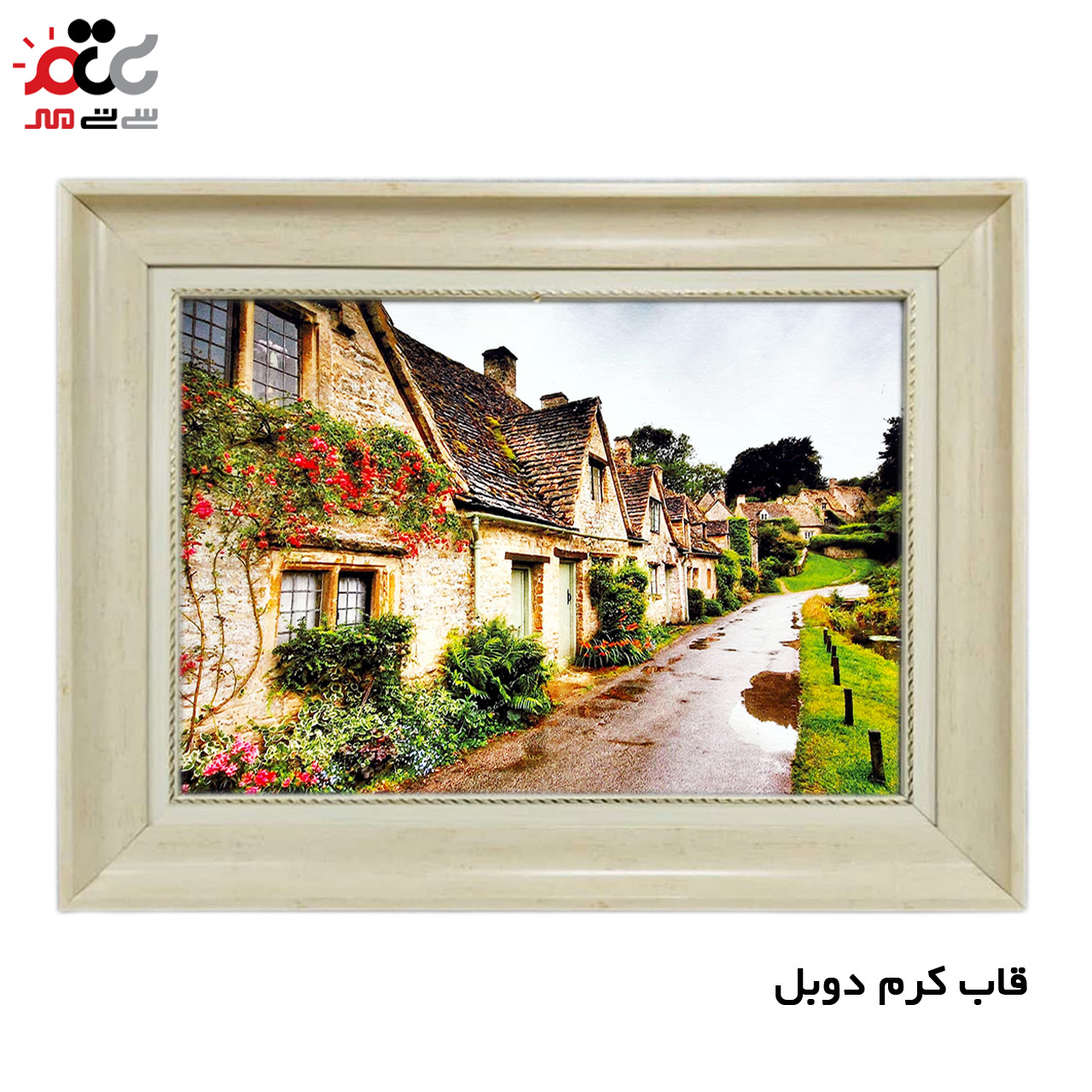 تابلو فرش چاپی طرح جاده کد 10002 سایز 50×50 سانتی متری