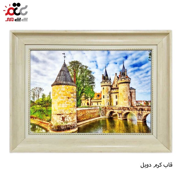 تابلو فرش طرح رود خانه آرام کد 10052 سایز 60*40 سانتی متری