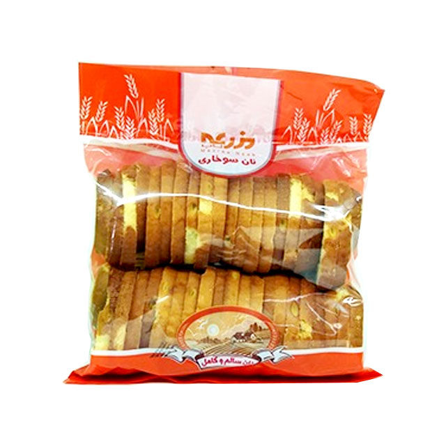 نان سوخاری مزرعه 300 گرمی