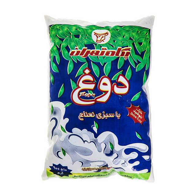 دوغ بدون گاز با سبزی  نعناع پگاه 900 گرمی