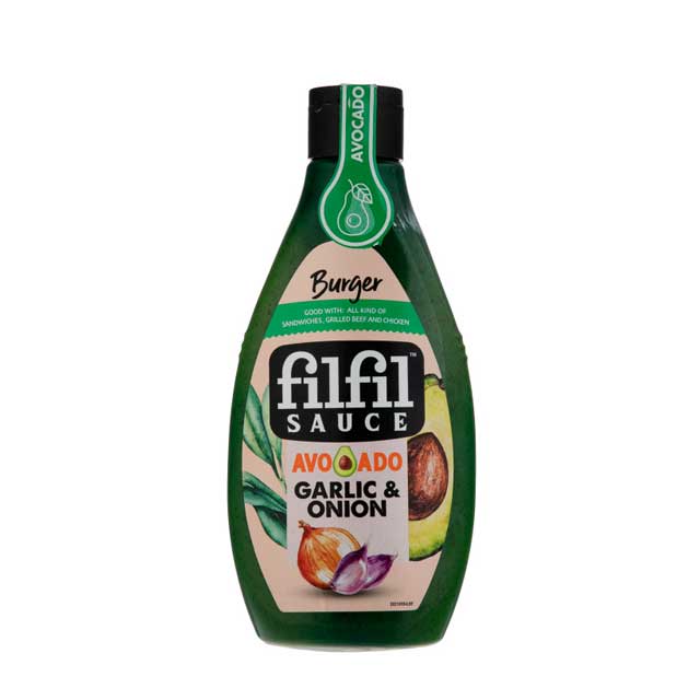 سس سیر و پیاز برگر فیلفیل با طعم آواکادو 325 گرمی