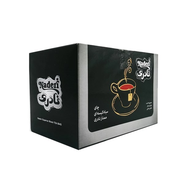 چای سیاه کیسه ای ممتاز نادری بسته 25 عددی