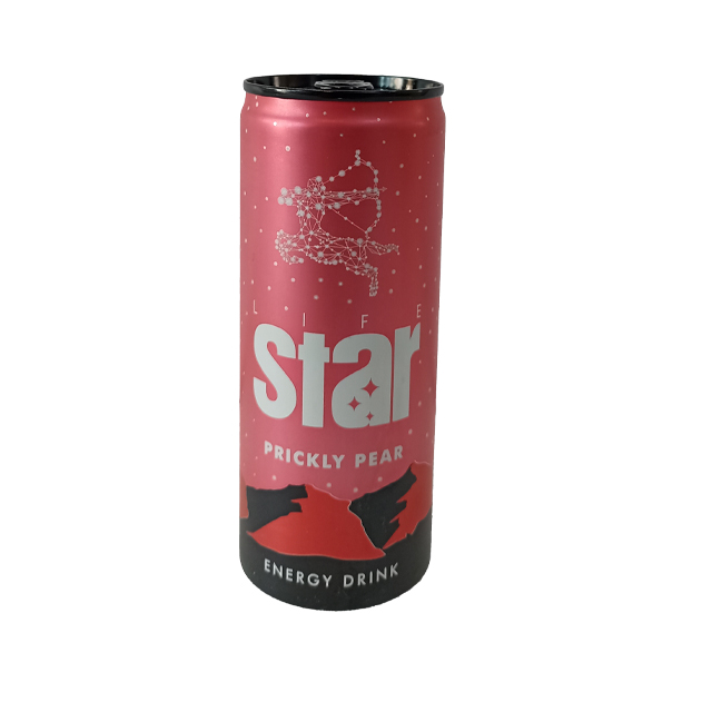 نوشابه انرژی‌ زا صورتی لایف استار 250 میلی لیتری