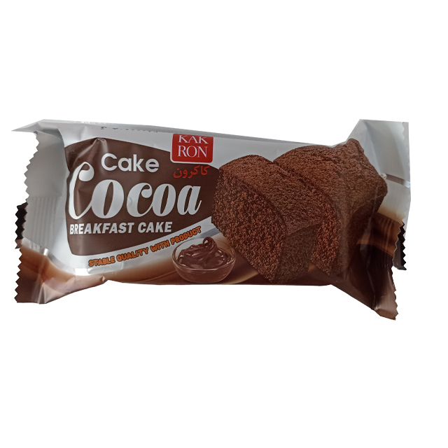 کیک صبحانه روغنی کاکائویی کاکرون 80 گرمی