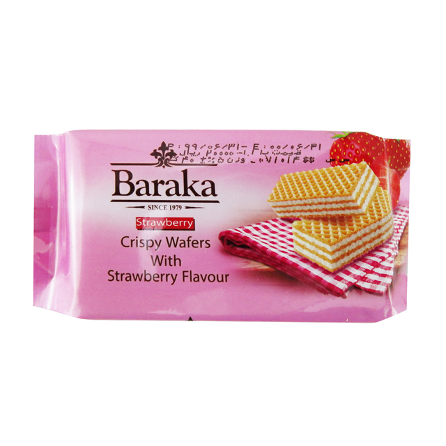 ویفر توت فرنگی باراکا 35 گرمی