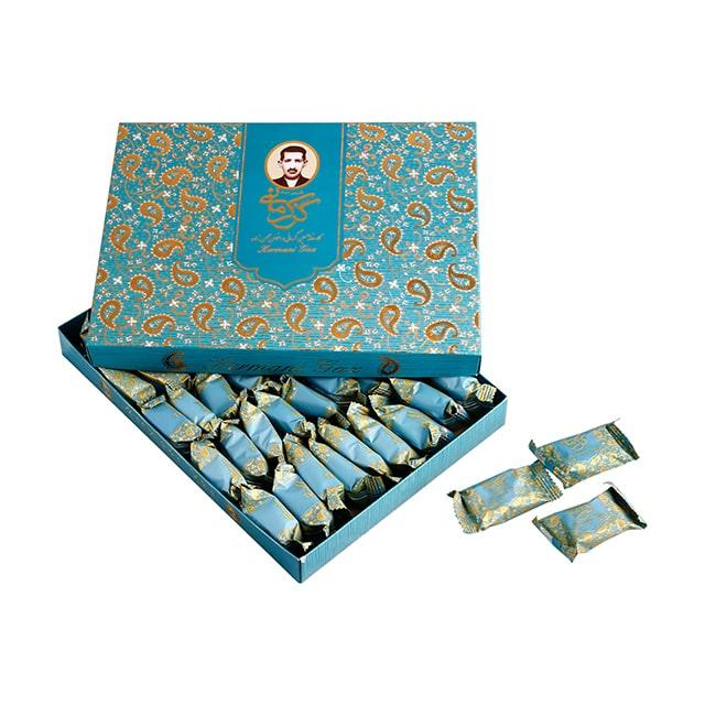 گز لقمه ای 28% پسته ای کرمانی 450 گرمی