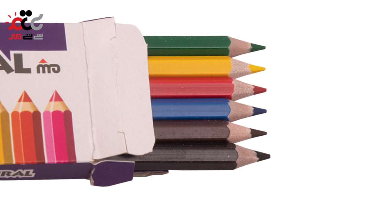 مداد رنگی آدمیرال مدل MDF بسته 6 عددی  