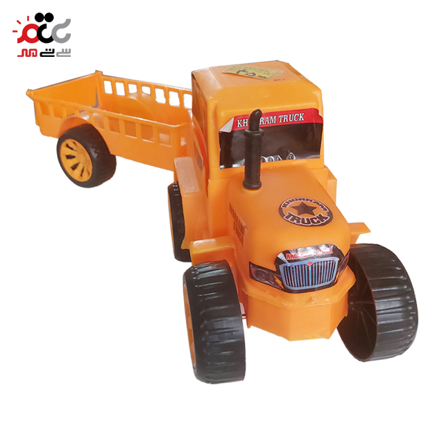 ماشین اسباب بازی مدل تراکتور یدک دار