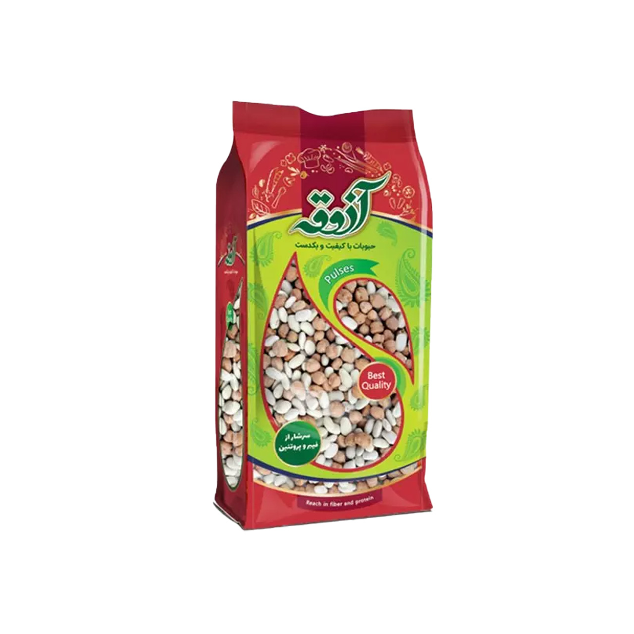 مخلوط نخود لوبیا آذوقه بسته 900 گرمی