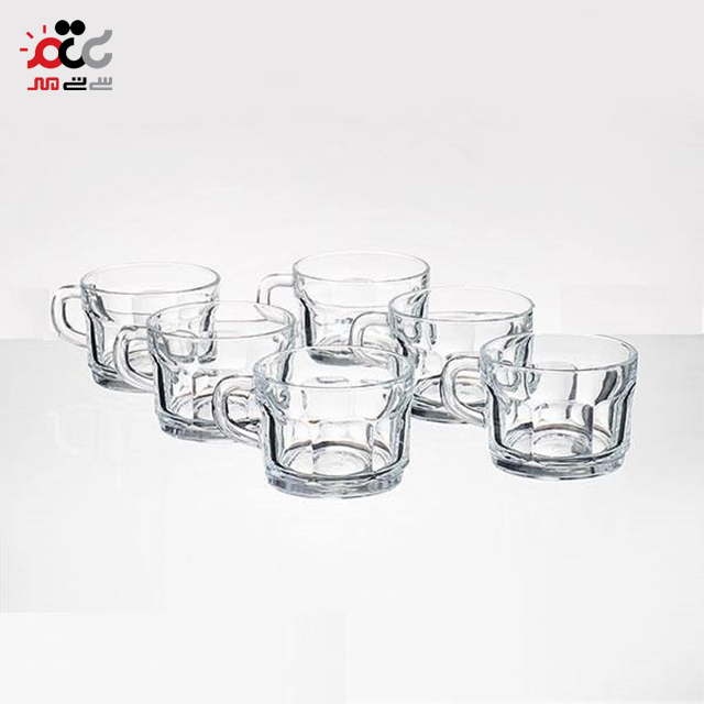 فنجان کافه قهوه خوری مدل عینکی کاوه