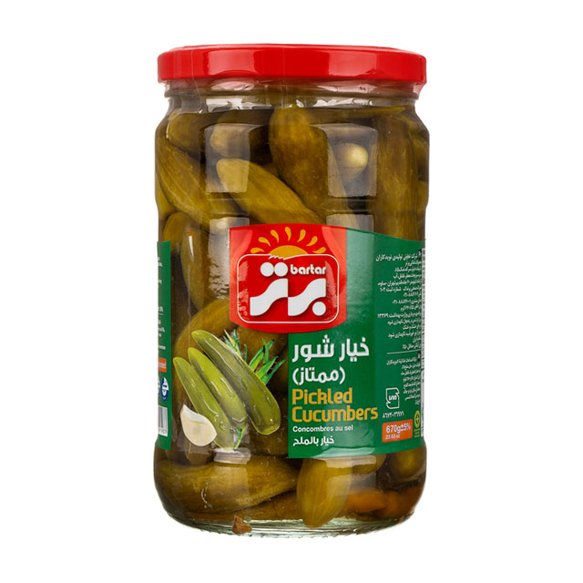 خیار شور ممتاز برتر  670 گرمی