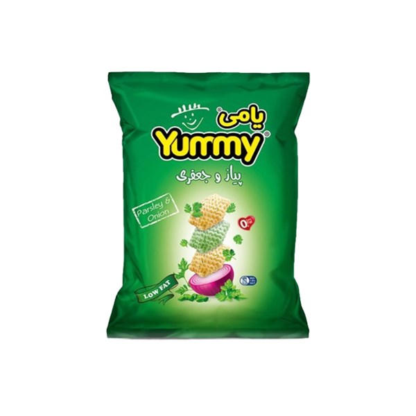 اسنک پیاز و جعفری یامی 80 گرمی