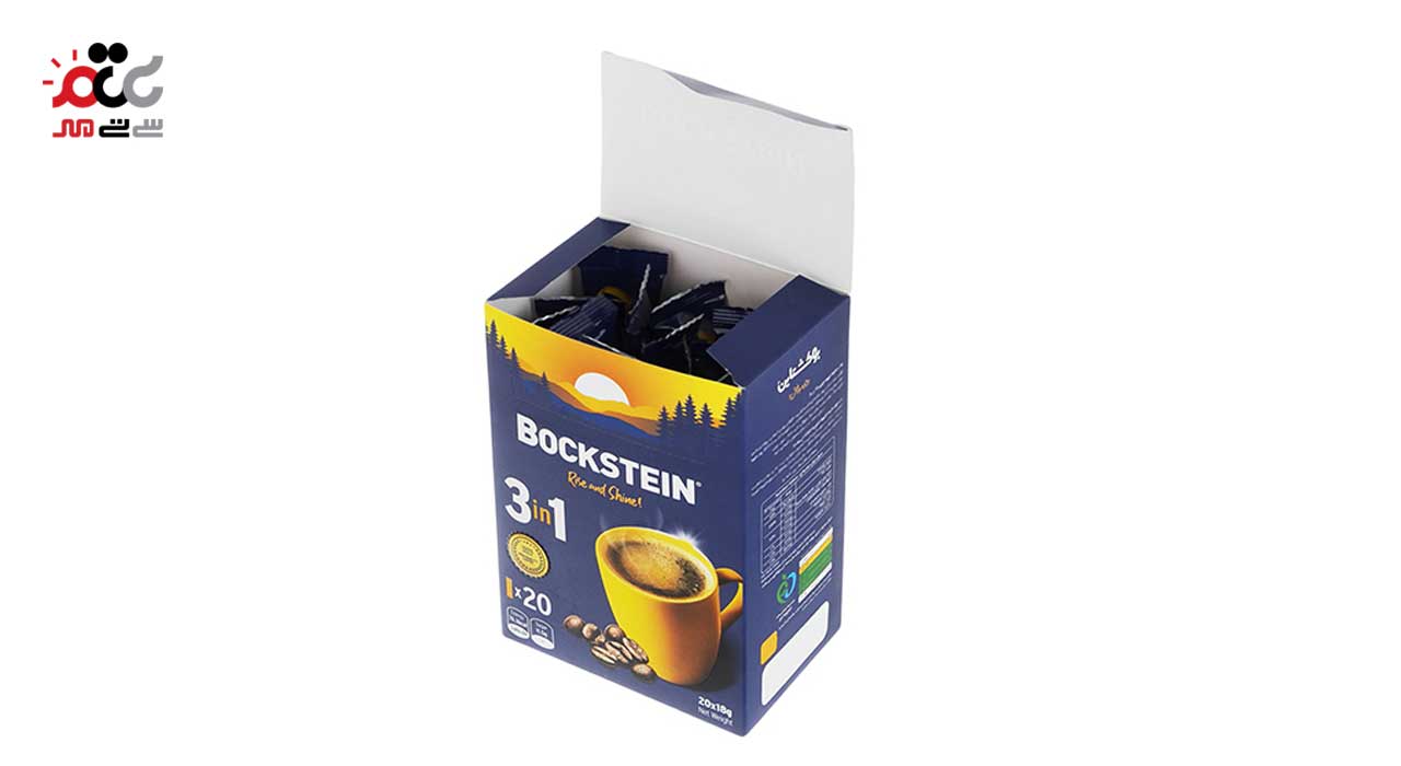 پودر مخلوط قهوه فوری 3 در 1 بوکشتاین بسته 20 عددی