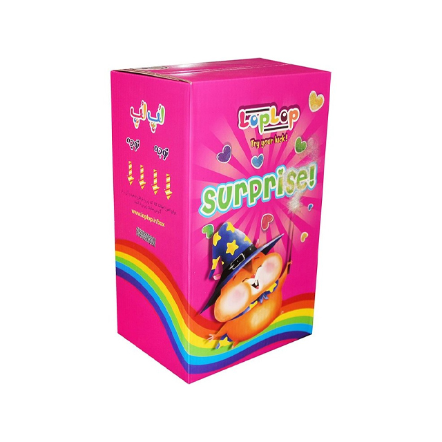 خوراکی شانسی لپ لپ مدل سورپرایز طرح دخترانه