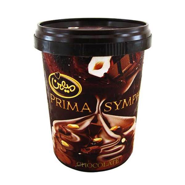 بستنی پریما سمفونی شیری شکلاتی میهن 350 گرمی