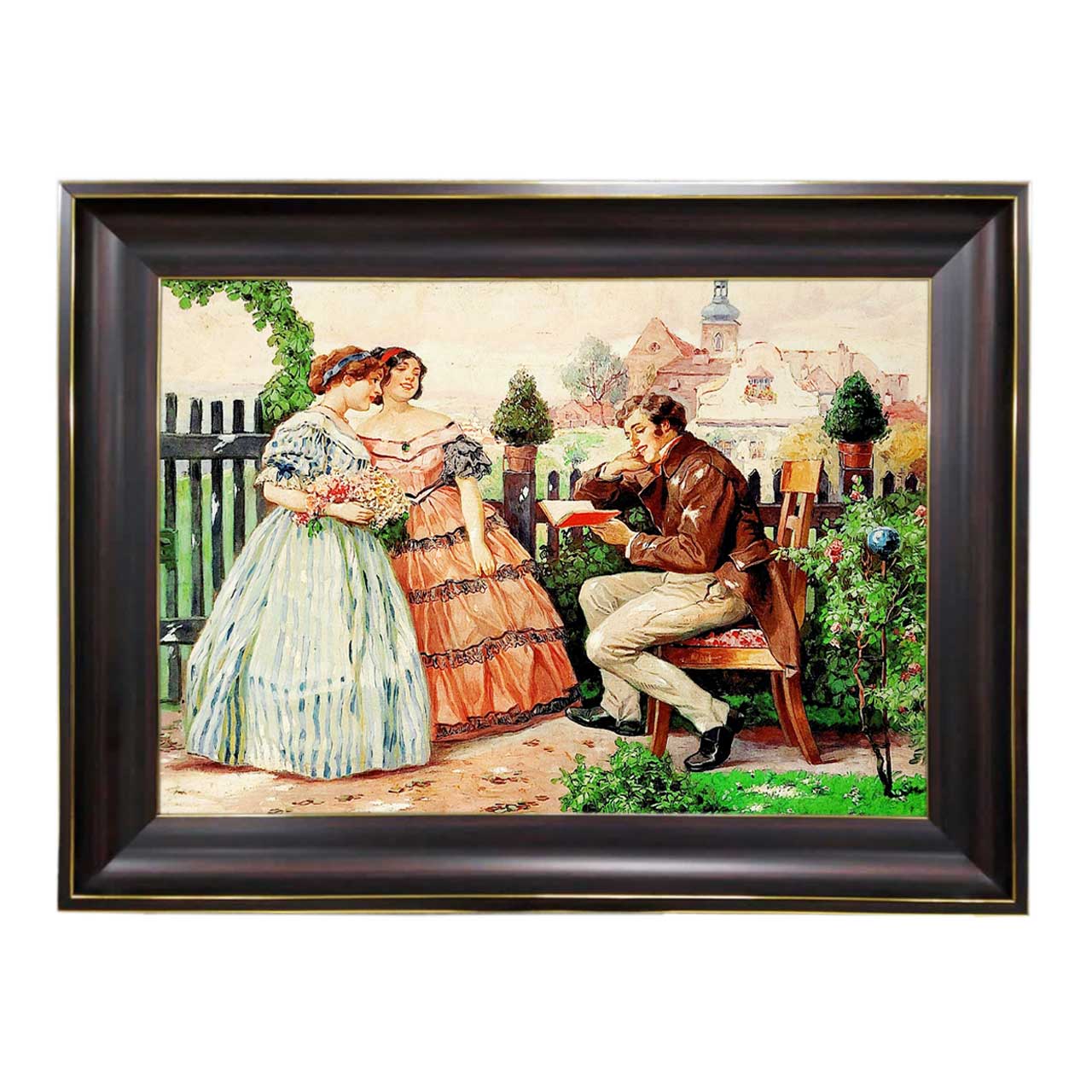 تابلو فرش چاپی طرح شاعر کد 11061 سایز 60×40 سانتی متری