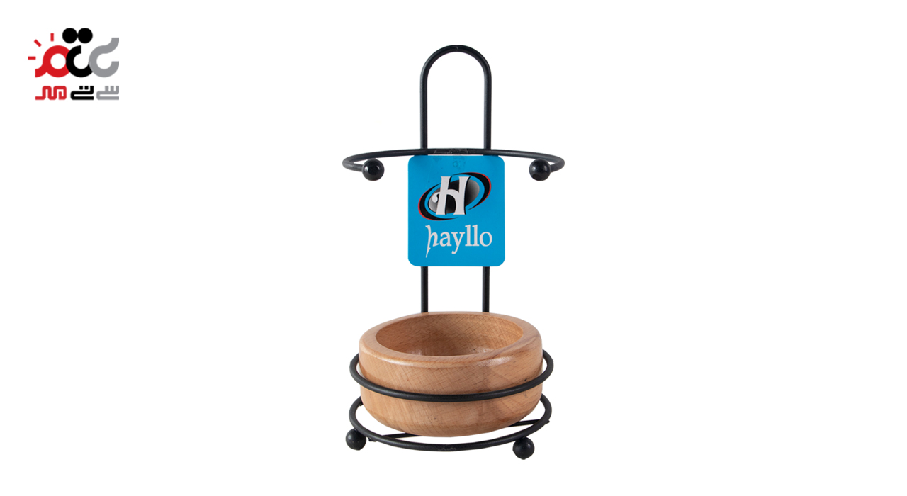 زیر قاشقی کنار گاز چوبی مدل دایره استند دار