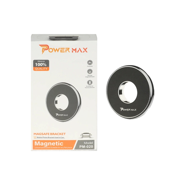 هولدر مگنتی گوشی موبایل Power Max مدل PM-020 - مشکی