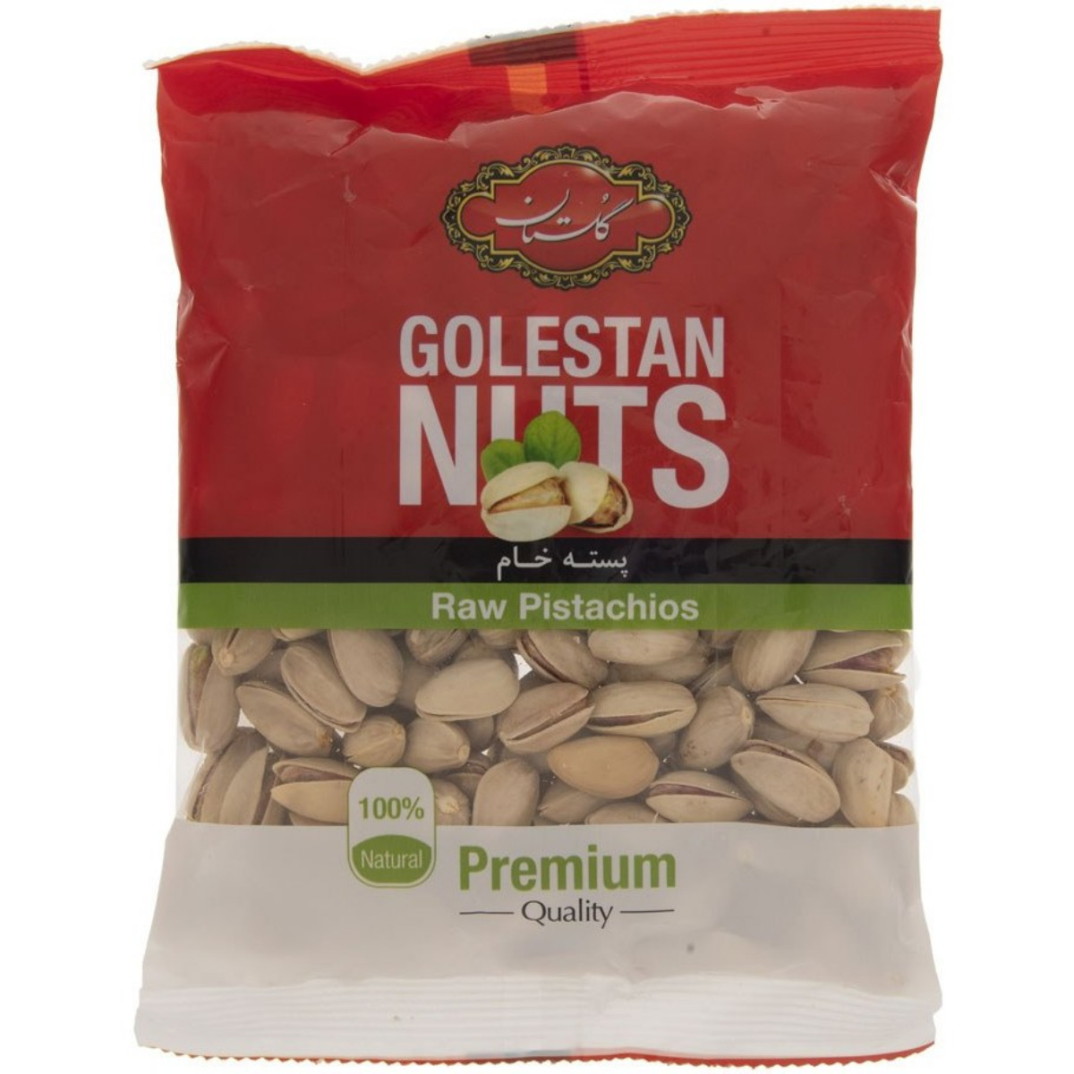 پسته خام اکبری گلستان 300 گرمی