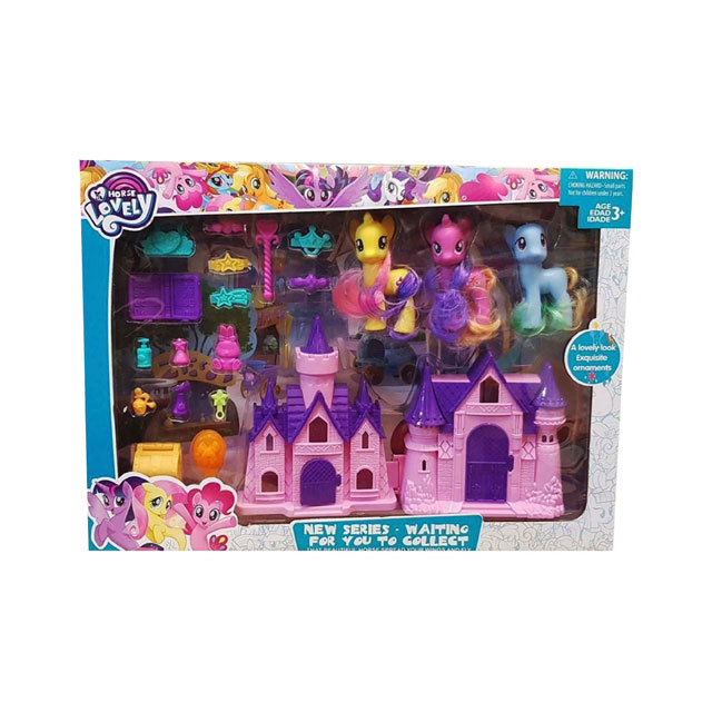 اسباب بازی هورس لاولی طرح قلعه پونی کد 63820