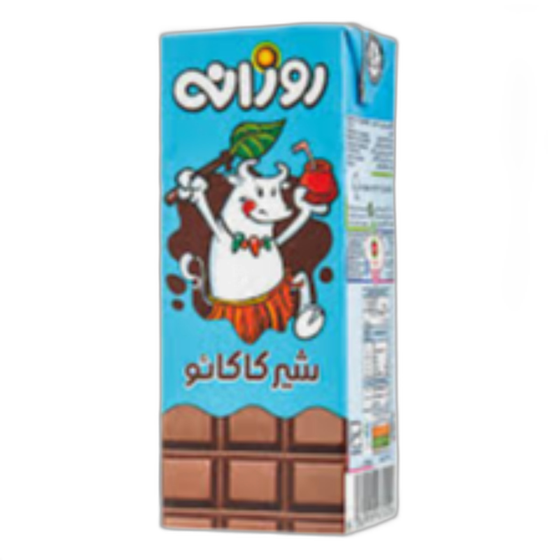 شیر کاکائو فرادما نیم چرب روزانه 200 میلی لیتری