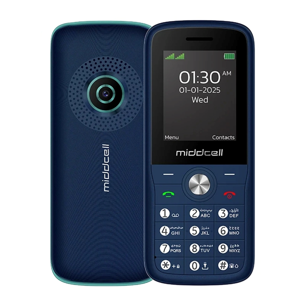 گوشی موبایل Middcell مدل M130 - آبی تیره